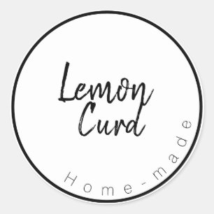 Lemon curd Label