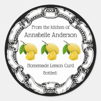 Lemon Curd Label Personalise