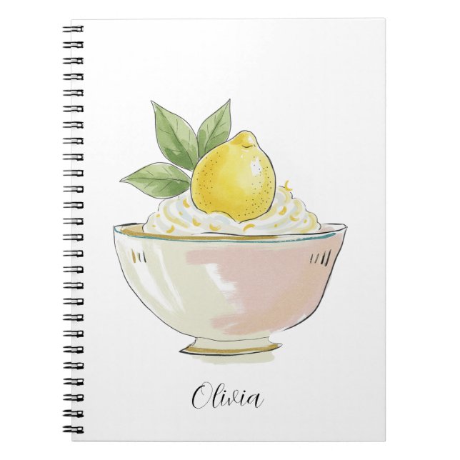 Lemon Design Notebook (Front)
