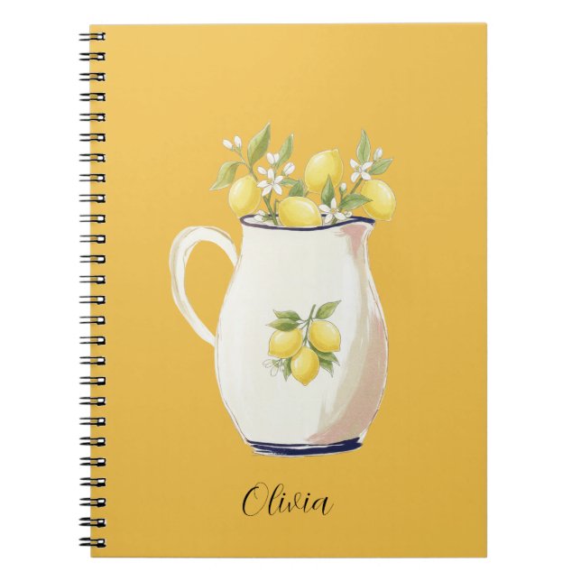 Lemon Design Notebook (Front)