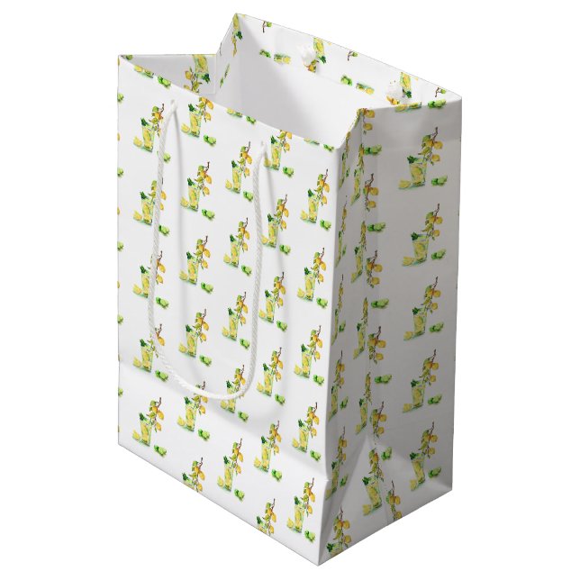 Lemon Drink Gift Bag (Front Angled)