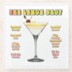 LEMON DROP MARTINI Cocktail Recipe Art