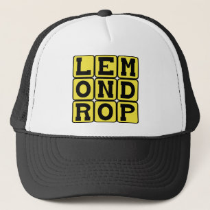 Lemon Drop, Zesty Cocktail Trucker Hat