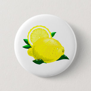 Lemon Drops 6 Cm Round Badge