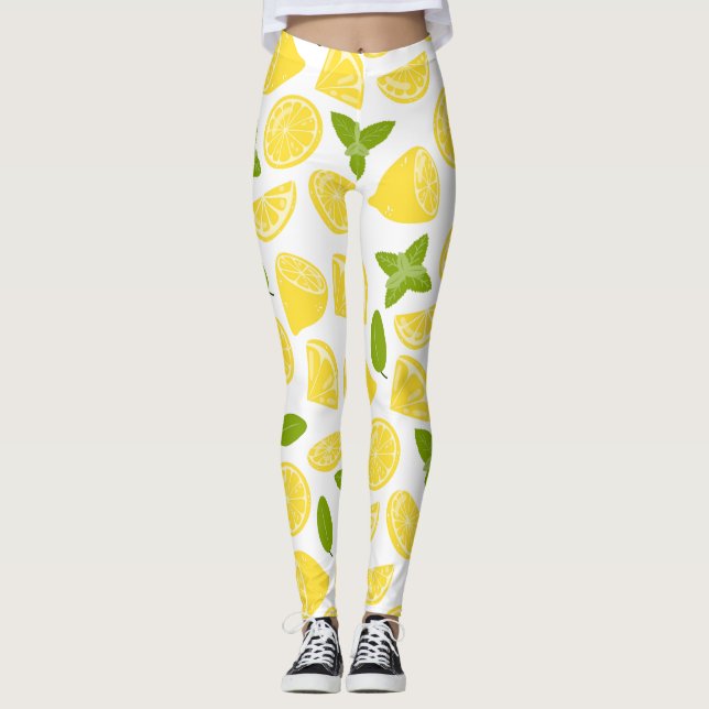 LEMON EFFECT LEGGINGS (Front)