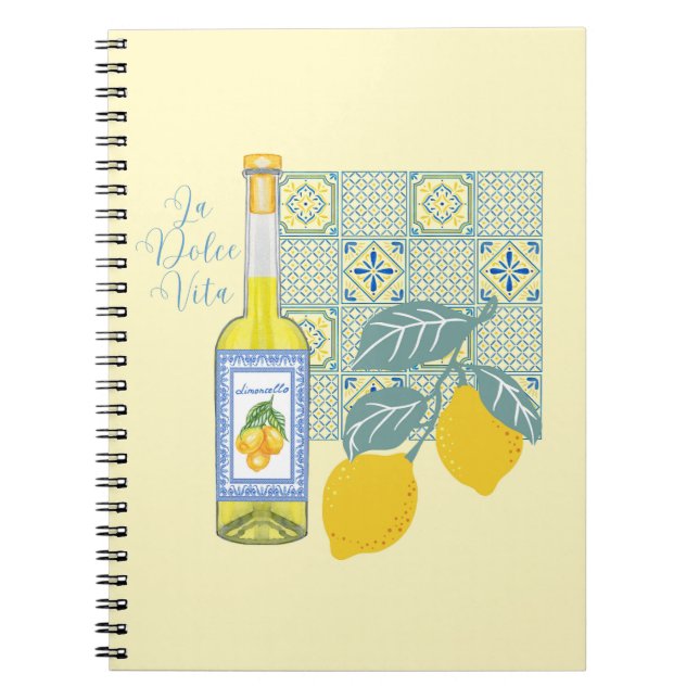  Lemon Farm Retro Notebook (Front)