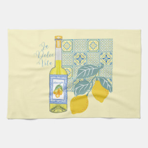 Lemon Farm Retro Tea Towel