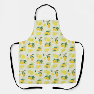 Lemon Floral Apron