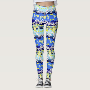 Lemon Flower Leggings