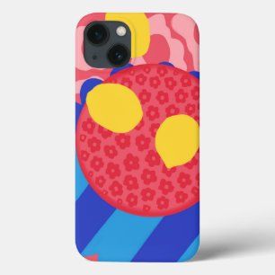 Lemon Flower Plate iPhone 13 Case