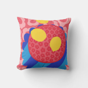 Lemon Flower Plate Cushion