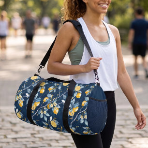Lemon French Country Duffle Bag