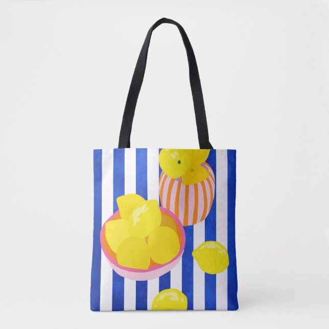 Lemon Freshness Tote Bag (Front)