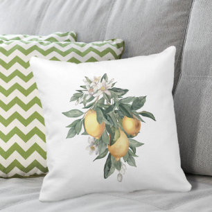 Lemon Fruit 20"x20" Fashion Throw Pillow