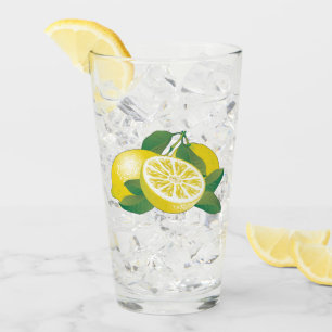 Lemon Fruit Drinking Glass