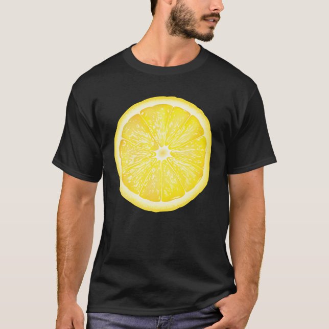 Lemon Fruit Group Costume Funny Halloween Party T-Shirt (Front)