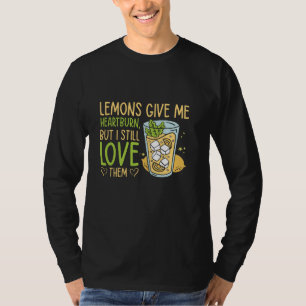 Lemon Fruit Lemonade Citrus Lemon Juice Lover T-Shirt