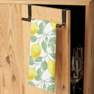 LEMON FRUIT PATTERN BATH TOWEL SET