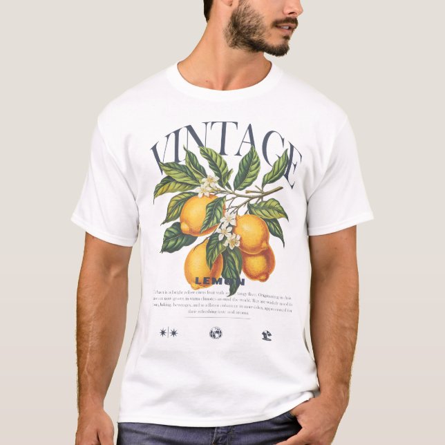 Lemon Fruit  T-Shirt (Front)