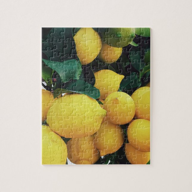 Lemon fruit tree jigsaw puzzle (Vertical)