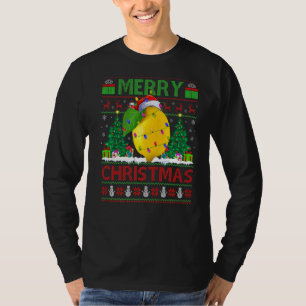 Lemon Fruit Xmas Tree Ugly Santa Lemon Christmas T-Shirt