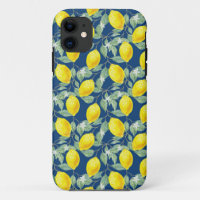 LEMON FRUITS IN COUNTRY BLUE
