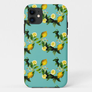 Lemon garden summer  pattern   iPhone 11 case