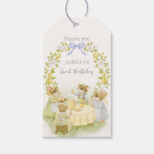 Lemon Garden with Mice Gift Tags