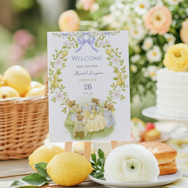 Lemon Garden with Mice Welcome Poster (Creator Uploaded)
