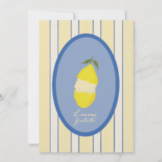 Lemon Gelato Summer Card
