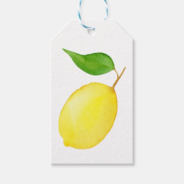 Lemon Gift Tags (Front)