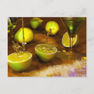 Lemon Girl Postcard