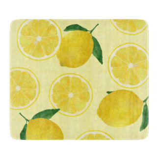 Lemon Glass Cutting Board
