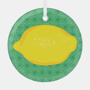 Lemon Glass Tree Decoration