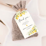 Lemon Green Citrus Wedding Ceremony Gift Tag<br><div class="desc">Lemon Green Citrus Wedding Ceremony Gift Tag. This stylish & elegant Wedding Shower Invitation features gorgeous hand-painted watercolor Lemon Green Citrus Floral. Find matching items in the Lemon and Greenery Citrus Floral Collection.</div>