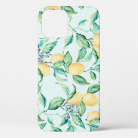 Lemon Green Watercolor: Seamless Romance