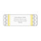 Lemon Grey Chevrons Custom Return Address Labels