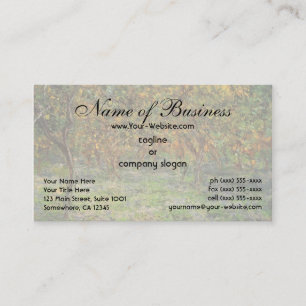 Lemon Grove in Bordighera by Claude Monet Business Card