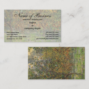 Lemon Grove in Bordighera by Claude Monet Business Card