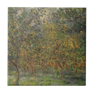 Lemon Grove in Bordighera by Claude Monet Tile