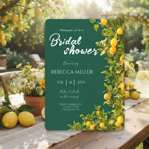 Lemon Grove Romance bridal shower Invitation