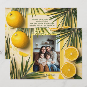 Lemon Grove Sukkot Blessing card