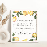 Lemon help the busy bride Address an Envelope Poster<br><div class="desc">Lemon help the busy bride Address an Envelope Poster
Matching items available.</div>