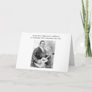 Lemon Henry Blind lemon jefferson 1926 Card