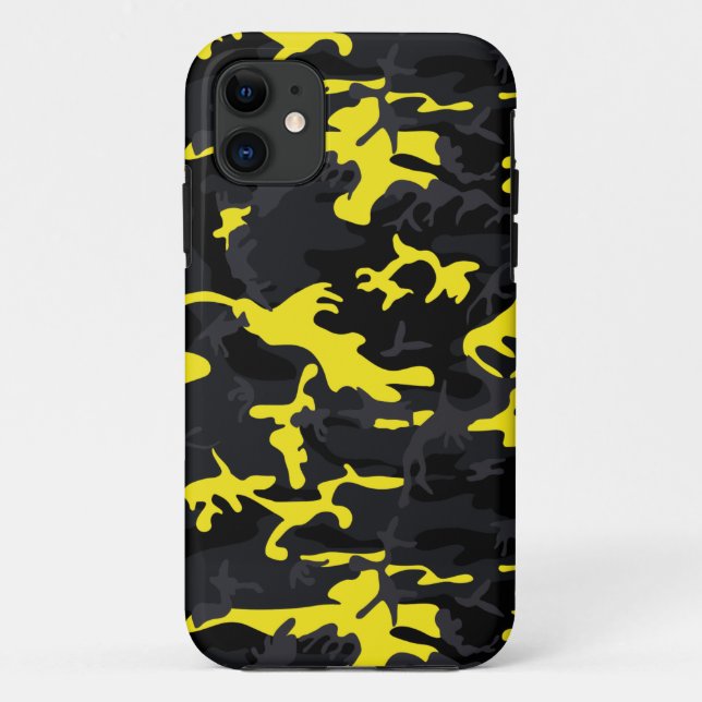 Lemon Highlights Camo Case-Mate iPhone Case (Back)