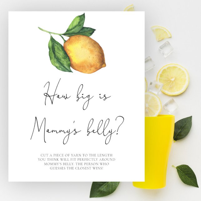 Lemon How big is mummy's belly game Poster (Creator Uploaded)