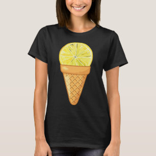 LEMON ICE CREAM - FUNNY FRUIT AND ICE CREAM COLLEC T-Shirt