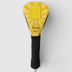 Lemon Ice Cream Stick Golf Head Cover