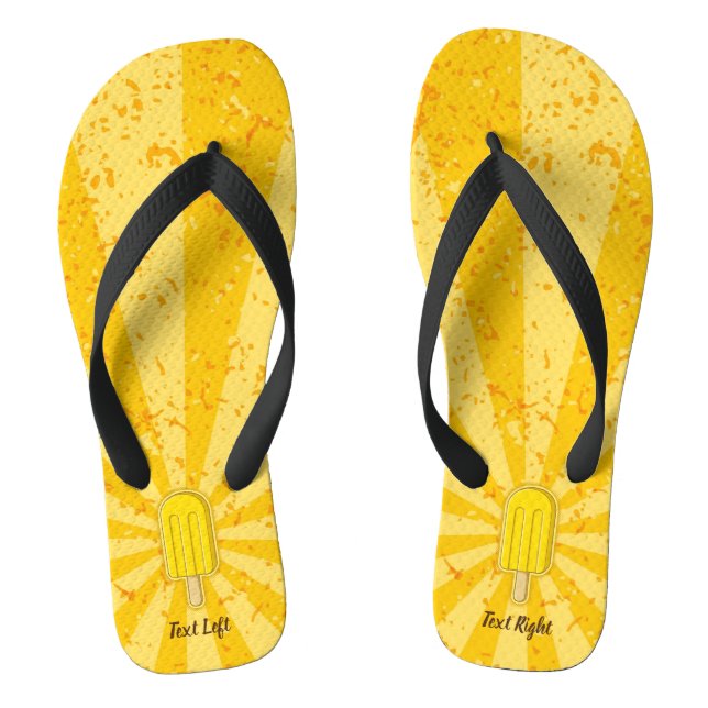 Lemon Ice Cream Stick Thongs (Footbed)