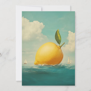 Lemon Island in Dreamy Waters Card